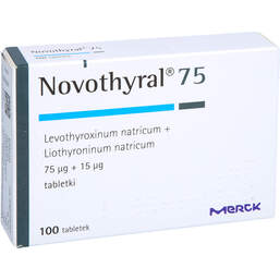 Abbildung: Novothyral 75 Tabletten 100 St, Tabletten PZN 18066264