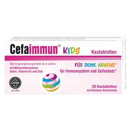 Abbildung: Cefaimmun Kids Kautabletten 20 St, Kautabletten PZN 18066318