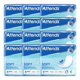 Abbildung: Attends Soft 4 maxi 12X10 St, Beutel PZN 18082398