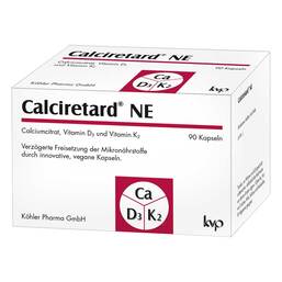 Abbildung: Calciretard NE Kapseln 90 St, Kapseln PZN 18084090