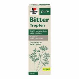 Abbildung: Doppelherz Bitter Tropfen pure 50 ml, Tropfen PZN 18084167