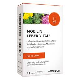 Abbildung: Nobilin Leber Vital Kapseln 60 St, Kapseln PZN 18086054