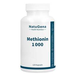 Abbildung: Methionin 1000 Kapseln 120 St, Kapseln PZN 18088627