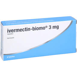 Abbildung: Ivermectin-biomo 3 mg Tabletten 6 St, Tabletten PZN 18091813