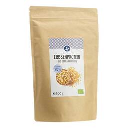 Abbildung: Erbsen Proteinpulver 80% Bio 500 g, Pulver PZN 18094875