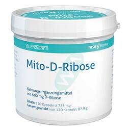 Abbildung: Mito-D-Ribose Kapseln 120 St, Kapseln PZN 18098287