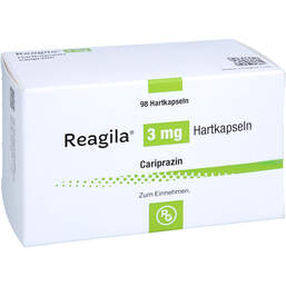 Abbildung: Reagila 3 mg Hartkapseln 98 St, Hartkapseln PZN 18106288