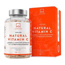 Abbildung: Aavalabs Vitamin C Acerola Camu-Camu Hagebutte Kps Kapseln, 180 St PZN 18107276