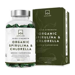 Abbildung: Aavalabs Spirulina & Chlorella Komplex vegan Kapseln Kapseln, 200 St PZN 18107282