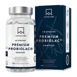 Abbildung: Aavalabs Premium Probiolac Komplex 30 Bakterienstämme 90 St, Kapseln PZN 18107299