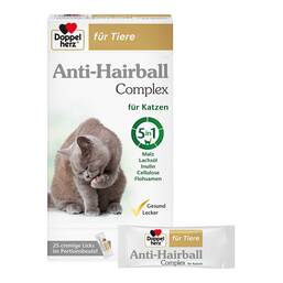 Abbildung: Doppelherz für Tiere Anti-Hairball Complex Katzen 25X10 g, Paste PZN 18110054