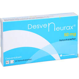 Abbildung: Desveneurax 50 mg Retardtabletten 20 St, Retard-Tabletten PZN 18112314