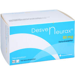 Abbildung: Desveneurax 50 mg Retardtabletten 100 St, Retard-Tabletten PZN 18112366