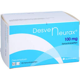 Abbildung: Desveneurax 100 mg Retardtabletten 100 St, Retard-Tabletten PZN 18112389