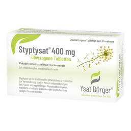 Abbildung: Styptysat 400 mg überzogene Tabletten 30 St, Überzogene Tabletten PZN 18119598