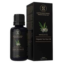 Abbildung: Satin Naturel Bio Teebaumöl Pickel Kopfhaut Öl, 30 ml PZN 18120236