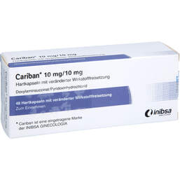 Abbildung: Cariban 10 mg / 10 mg Hartkapseln mit veränderter Wirkstofffreisetzung 48 St, Hartkapseln mit veränderter Wirkstofffreisetzung PZN 18129295