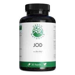 Abbildung: Green Naturals Jod aus Bio-Kelp 200 µg Kapseln 365 St, Kapseln PZN 18133115