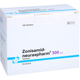 Abbildung: Zonisamid-neuraxpharm 300 mg Tabletten 196 St, Tabletten PZN 18135781
