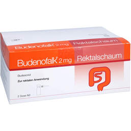 Abbildung: Budenofalk Rektalschaum 2x14 Hub 2 St, Rektalschaum PZN 18139862