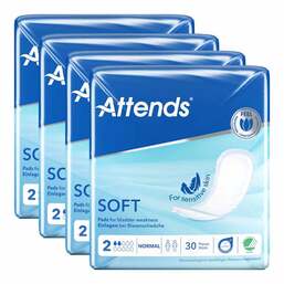 Abbildung: Attends Soft 2 normal 4X30 St, Beutel PZN 18153945
