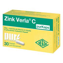 Abbildung: Zink Verla C Purkaps Kapseln, 30 St PZN 18155832