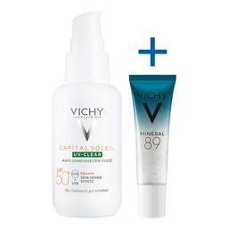Abbildung: Vichy Capital Soleil UV-Clear LSF 50 + 40 ml, Flüssigkeit PZN 18162803