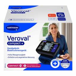 Abbildung: Veroval® compact + Handgelenk-Blutdruckmessgerät 1 St PZN 18163725