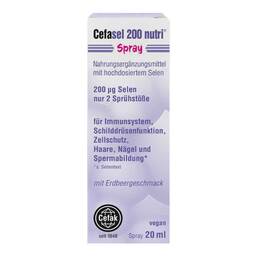 Abbildung: Cefasel 200 nutri Spray 20 ml, Spray PZN 18165888