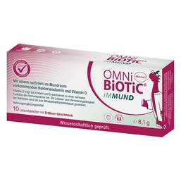 Abbildung: Omni Biotic Immund Lutschtabletten 10 St, Lutschtabletten PZN 18167166
