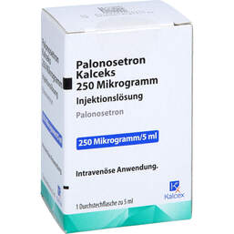 Abbildung: Palonosetron Kalceks 250 Mikrogramm / 5 ml Injektionslösung 1 St, Injektionslösung PZN 18169395