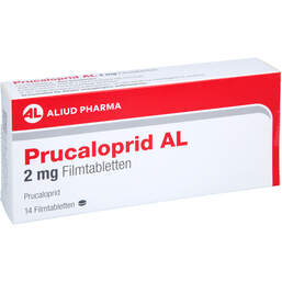 Abbildung: Prucaloprid AL 2 mg Filmtabletten 14 St, Filmtabletten PZN 18169946