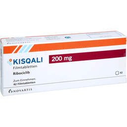 Abbildung: Kisqali 200 mg Filmtabletten 42 St, Filmtabletten PZN 18174723