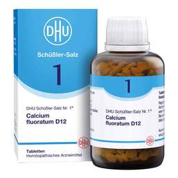 Abbildung: DHU Schüßler-Salz Nr. 1 Calcium fluoratum D12 Tabletten 900 St, Tabletten PZN 18182510