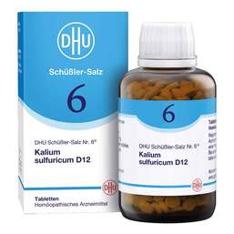 Abbildung: DHU Schüßler-Salz Nr. 6 Kalium sulfuricum D12 Tabletten 900 St, Tabletten PZN 18182639