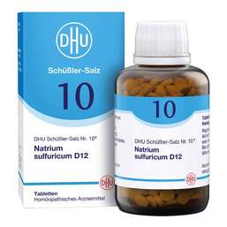 Abbildung: DHU Schüßler-Salz Nr. 10 Natrium sulfuricum D12 Tabletten 900 St, Tabletten PZN 18182740