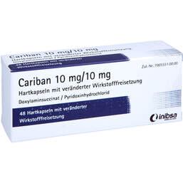Abbildung: Cariban 10 mg / 10 mg Hartkapseln mit veränderter Wirkstofffreisetzung 48 St, Hartkapseln mit veränderter Wirkstofffreisetzung PZN 18188872
