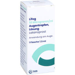 Abbildung: Lifog 50 Mikrogramm / ml Augentropfen Lösung 1X7.5 ml, Augentropfen PZN 18192098