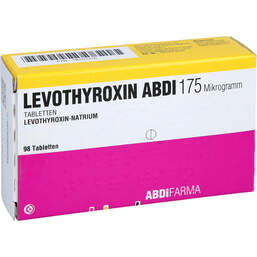 Abbildung: Levothyroxin Abdi 175 Mikrogramm Tabletten 98 St, Tabletten PZN 18203376
