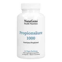 Abbildung: Propionsäure 1000 Natrium-Propionat vegan Kapseln 120 St, Kapseln PZN 18204335
