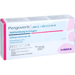 Abbildung: Pergoveris 900 I.E. + 450 I.E. / 1,44ml Injektionslösung F.Pen 1 St, Injektionslösung PZN 18205547