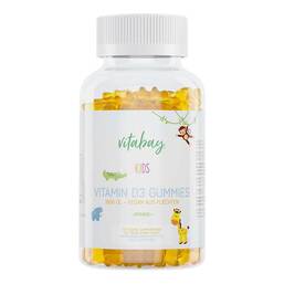 Abbildung: Vitamin D3 1.000 I.E. Fruchtgummis Orange veg.Kids 120 St, Kaudragees PZN 18209373