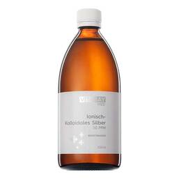 Abbildung: Kolloidales Silber 50 Ppm Reinheitsstufe 99,99% 500 ml, Flüssigkeit PZN 18209545