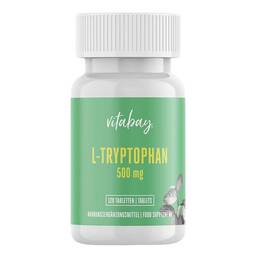 Abbildung: L-Tryptophan 500 mg Aminosäure vegan Tabletten 120 St, Tabletten PZN 18210399