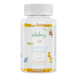 Abbildung: Vitamin D3 1.000 I.E. Fruchtgummis Orange veg.Kids 60 St, Kaudragees PZN 18210525