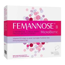 Abbildung: Femannose B Microbiotic Granulat 14 St, Granulat PZN 18212582