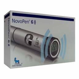 Abbildung: Novopen 6 Injektionsgerät silber 1 St PZN 18219087
