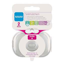Abbildung: Mam Stillhütchen Größe M 2 St PZN 18219259
