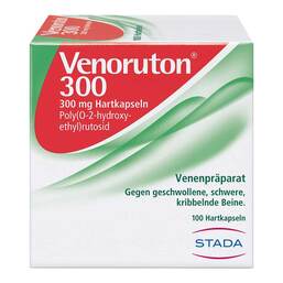 Abbildung: Venoruton 300 mg Hartkapseln 100 St, Hartkapseln PZN 18220699