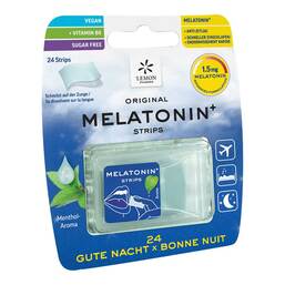 Abbildung: Melatonin Strips Zungenstreifen 24 St, Streifen PZN 18221983
